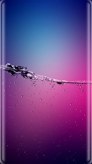 Serene Flow of Water in a Colorful Gradient